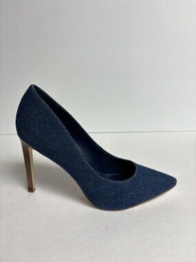 Nine West Women’s Tatiana High Heel Pumps Dark Blue, Size 9 M
